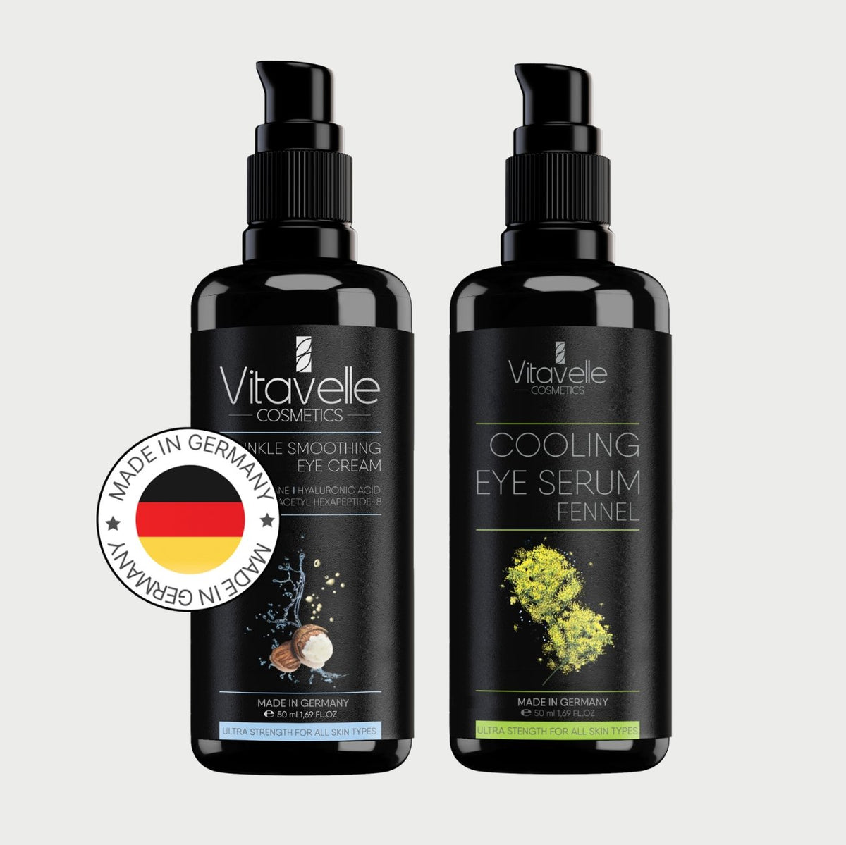 Eye Care Bundle - 2 x 1,69 Fl.oz - Vitavelle Cosmetics USA