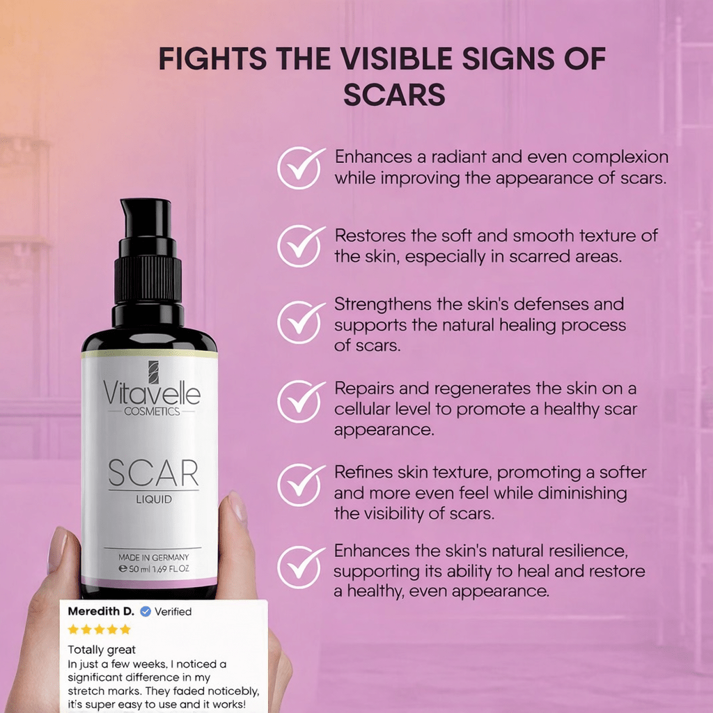 Scar Liquid - Vitavelle Cosmetics USA