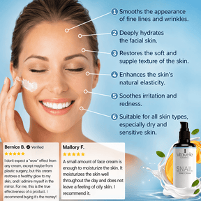 Snail Mucin Cream - Vitavelle Cosmetics USA