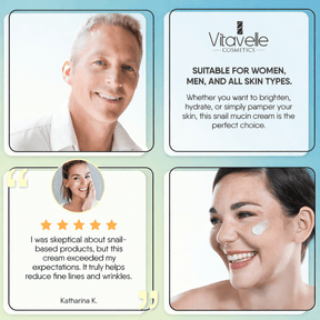 Snail Mucin Cream - Vitavelle Cosmetics USA